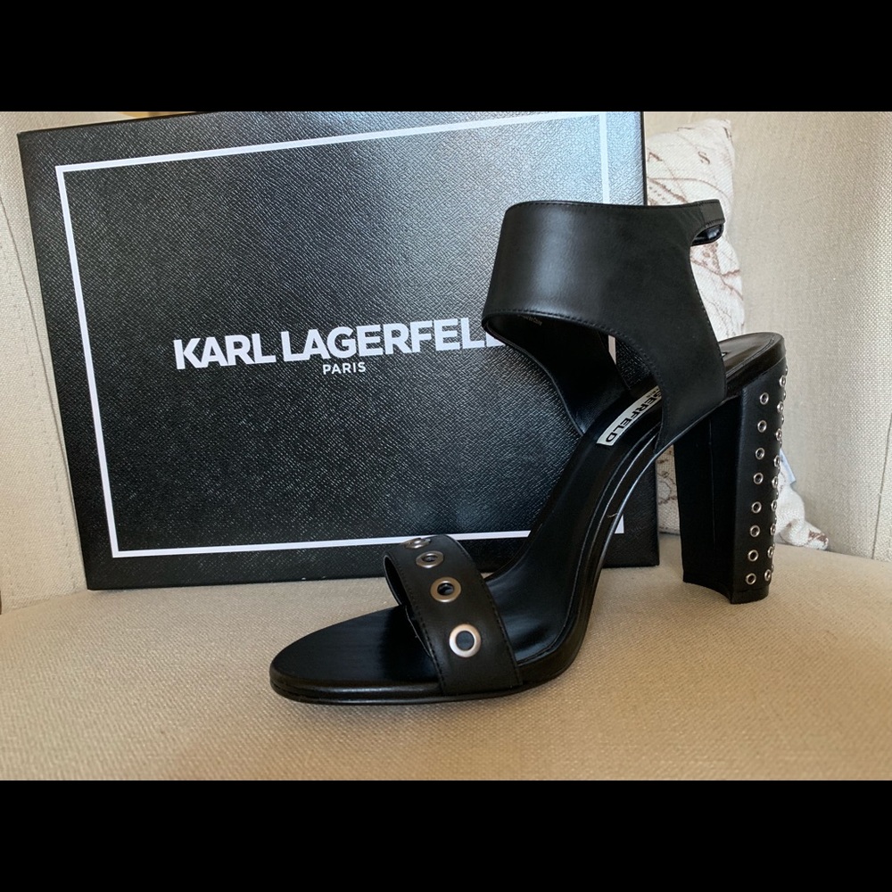 NEW Karl Lagerfeld Paris ‘Leola’ Grommet Heels 8.5